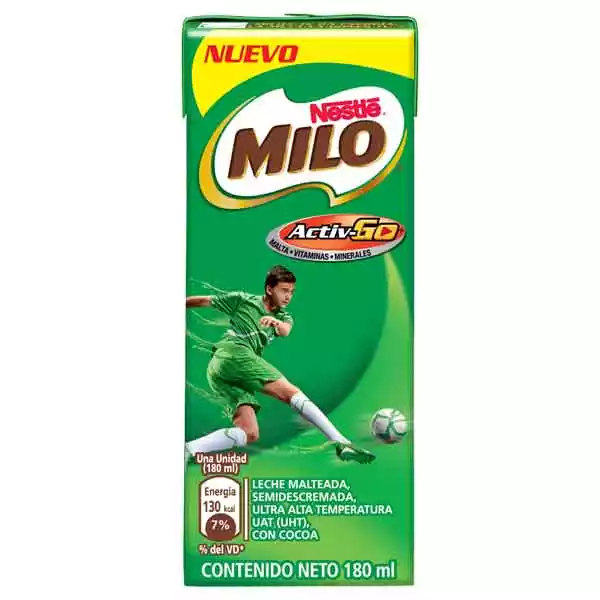 MILO LIQUIDO NESTLÉ ACTIVGO 180ML