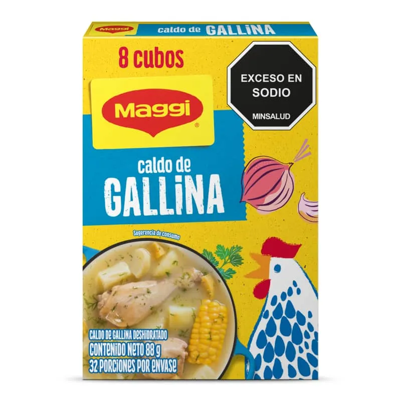 CALDO GALLINA MAGGI CUBOS X8
