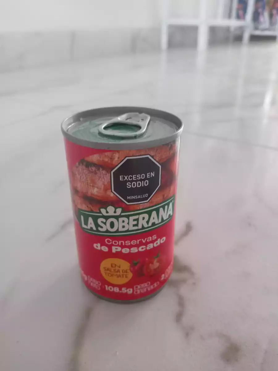 SARDINA CILINDRO EN SALSA TOMATE SOBERANA 155G