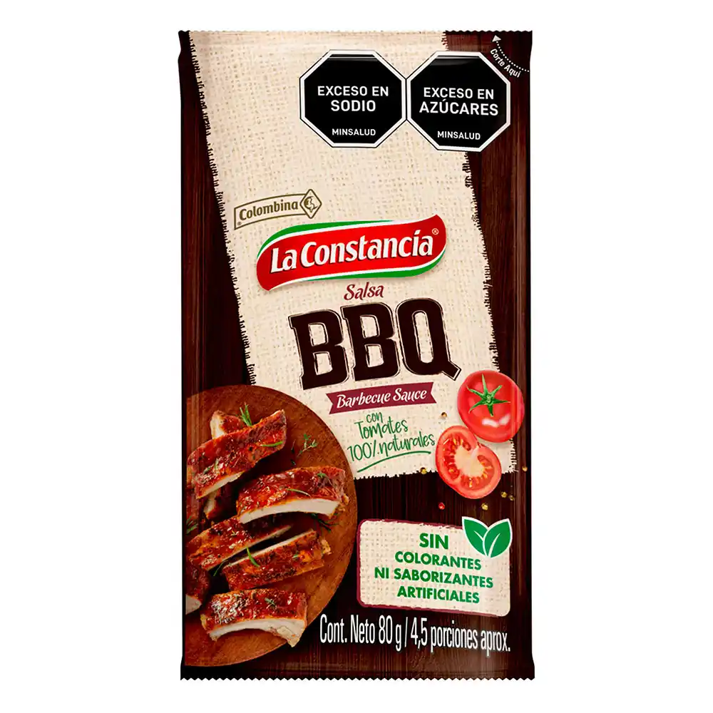 SALSA BBQ LA CONSTANCIA 80G