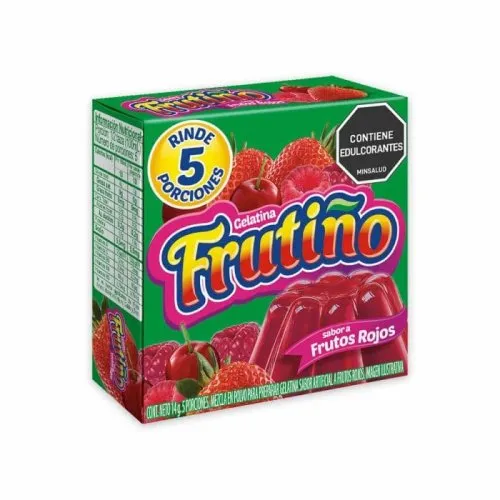 GELATINA FRUTIÑO FRUTOS ROJOS 14G