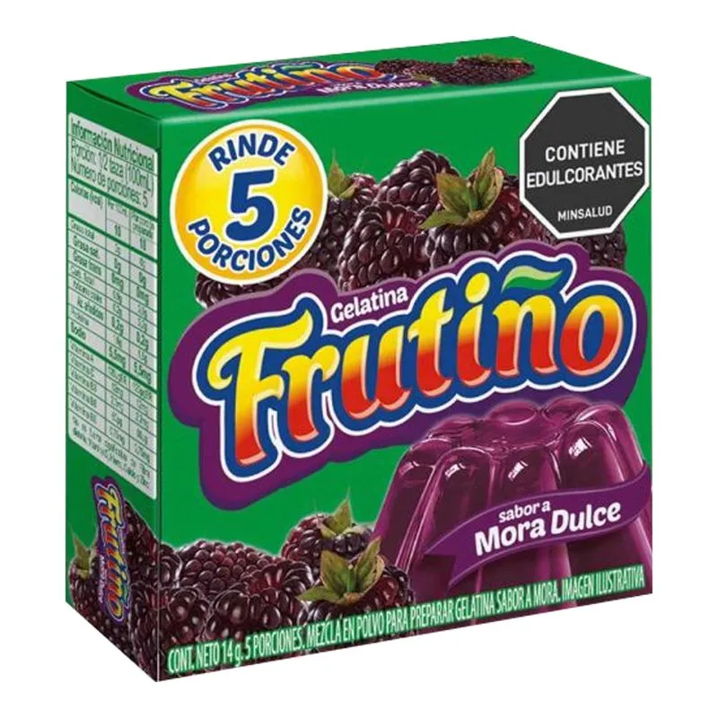 GELATINA FRUTIÑO MORA DULCE 14G