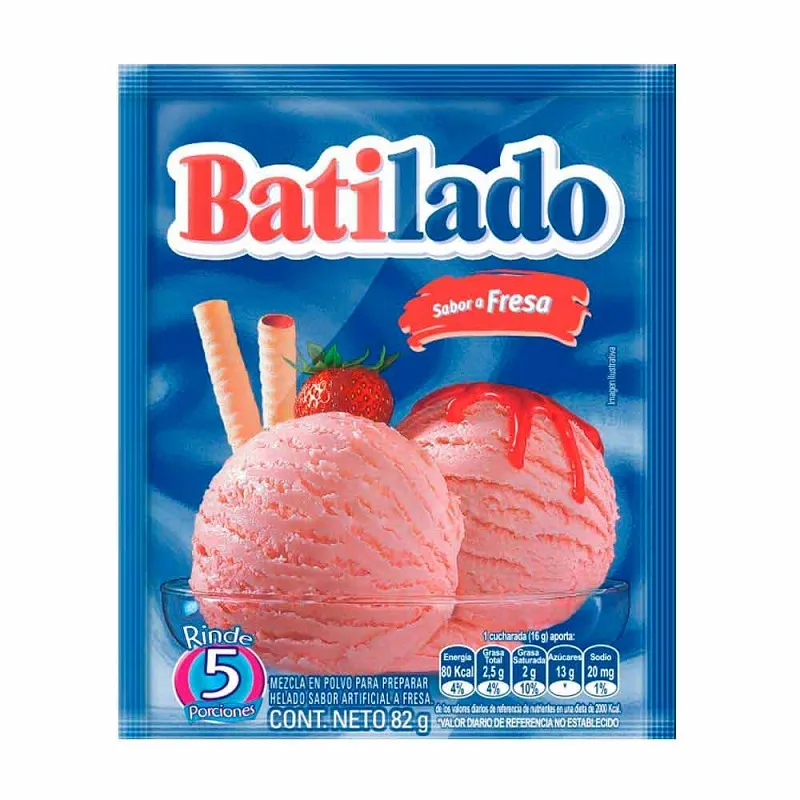 BATILADO FRESA 82G