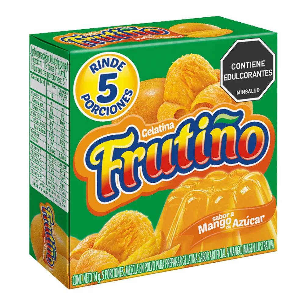 GELATINA FRUTIÑO MANGO DE AZUCAR 14G