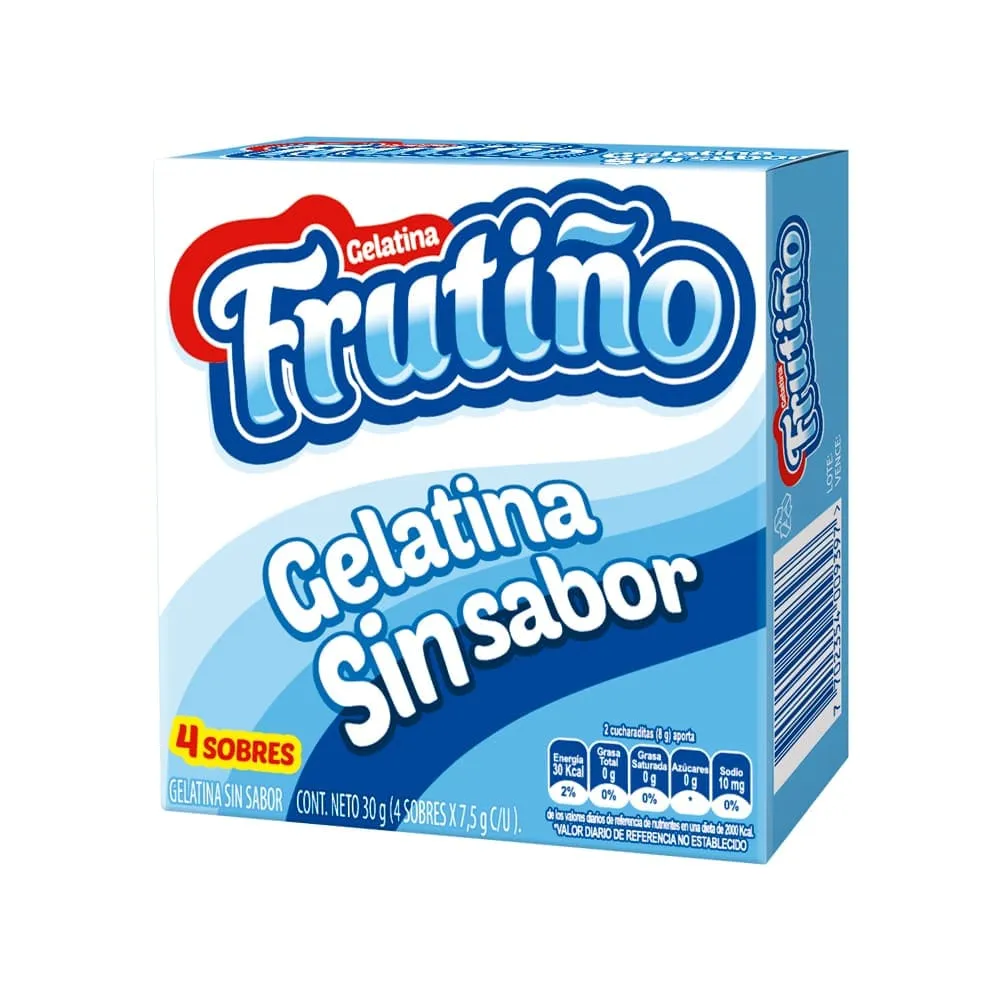 GELATINA FRUTIÑO SIN SABOR 4 SOBRES