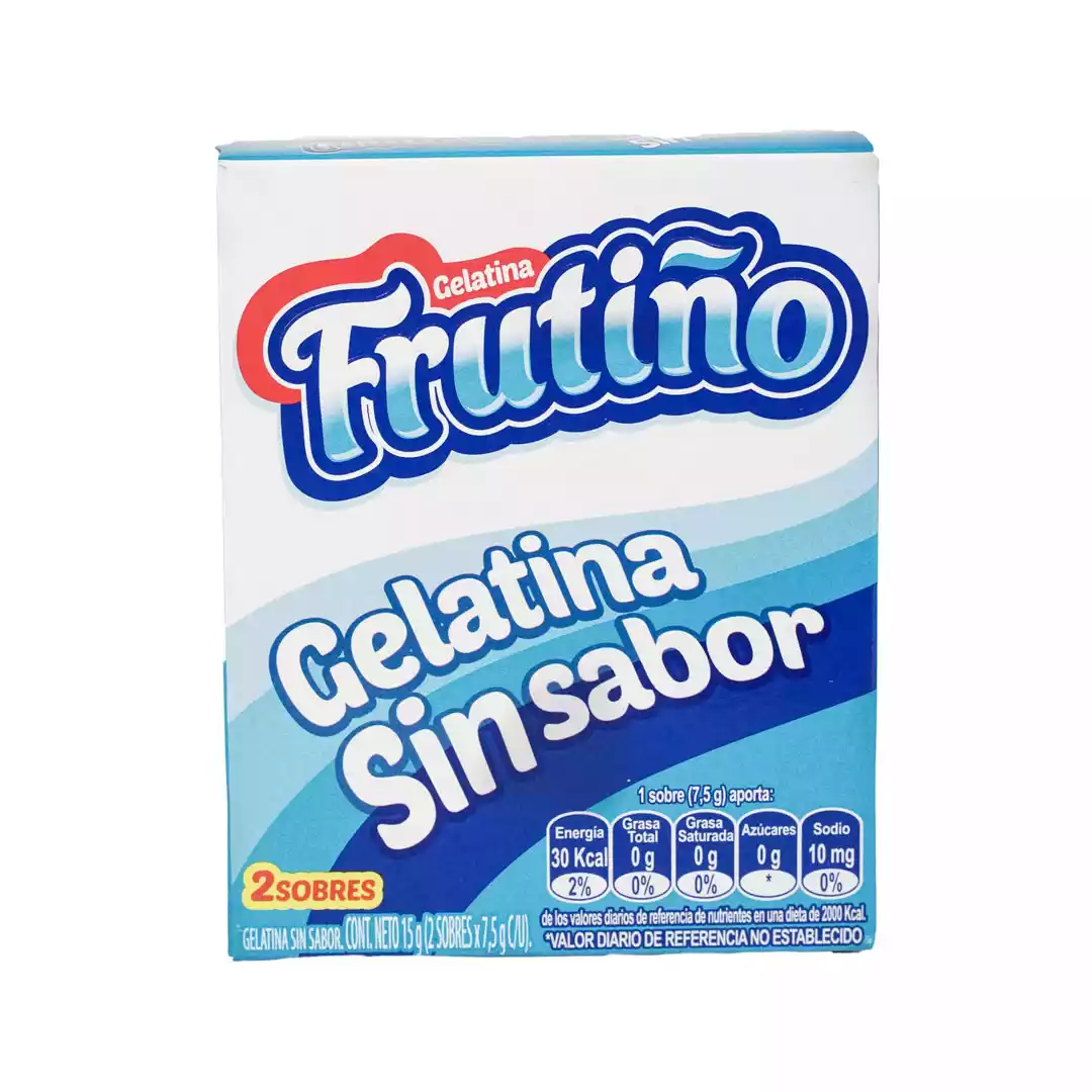 GELATINA FRUTIÑO SIN SABOR 2 SOBRES