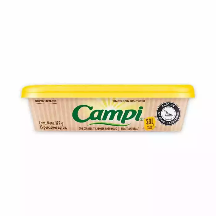MANTEQUILLA CAMPI SAL ESPARCIBLE 125G