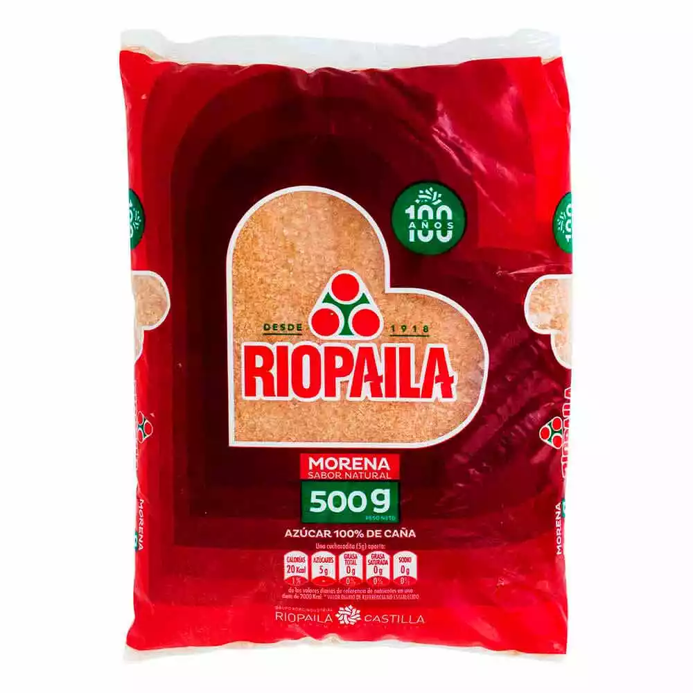 AZUCAR MORENA 500G RIOPAILA ROJA