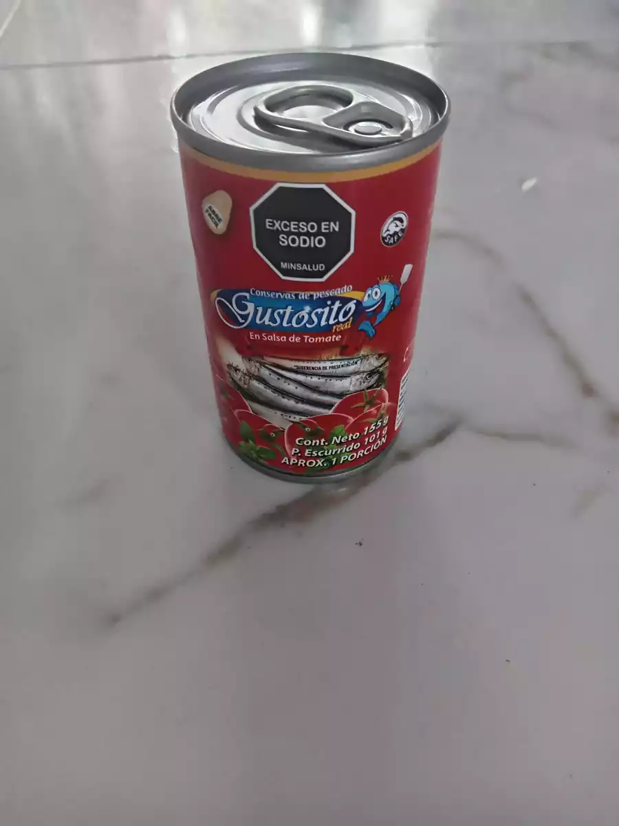 SARDINA SALSA DE TOMATE CILINDRO GUSTOSITO 155G