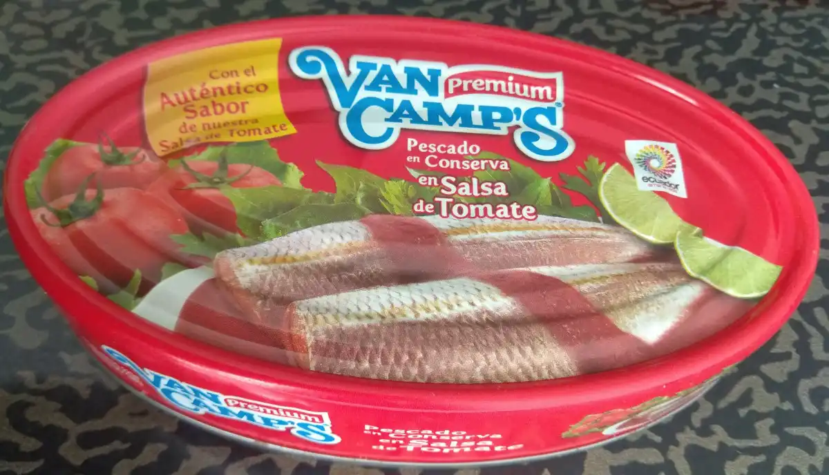 SARDINA OVAL EN SALSA TOMATE VAN CAMPS X 225G