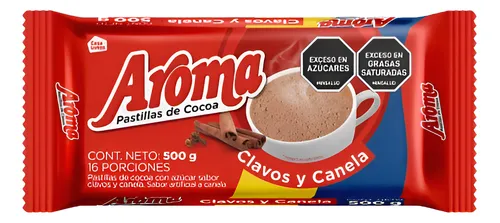 CHOCOLATE AROMA CLAVO Y CANELA 500G