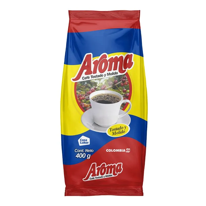 CAFE AROMA MOLIDO 400G