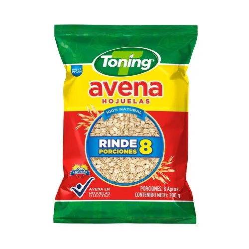 AVENA HOJUELAS TONING 200G