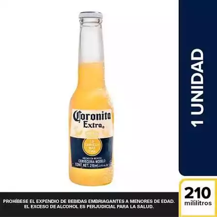CERVEZA CORONITA EXTRA NR 210ML
