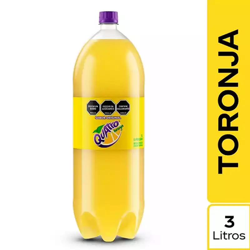 GASEOSA SABOR QUATRO TORONJA 2500ML