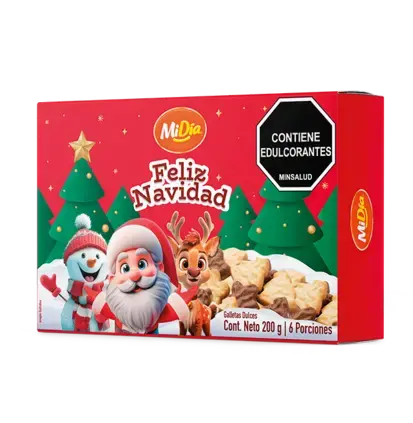 GALLETAS NAVIDEÑAS SURTIDAS MI DIA  180G