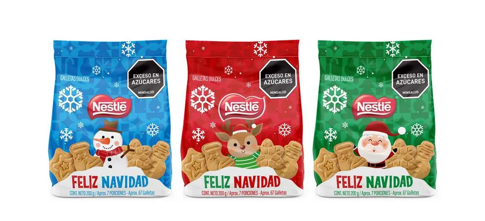 GALLETAS NAVIDEÑAS SURTIDAS NESTLE 200G