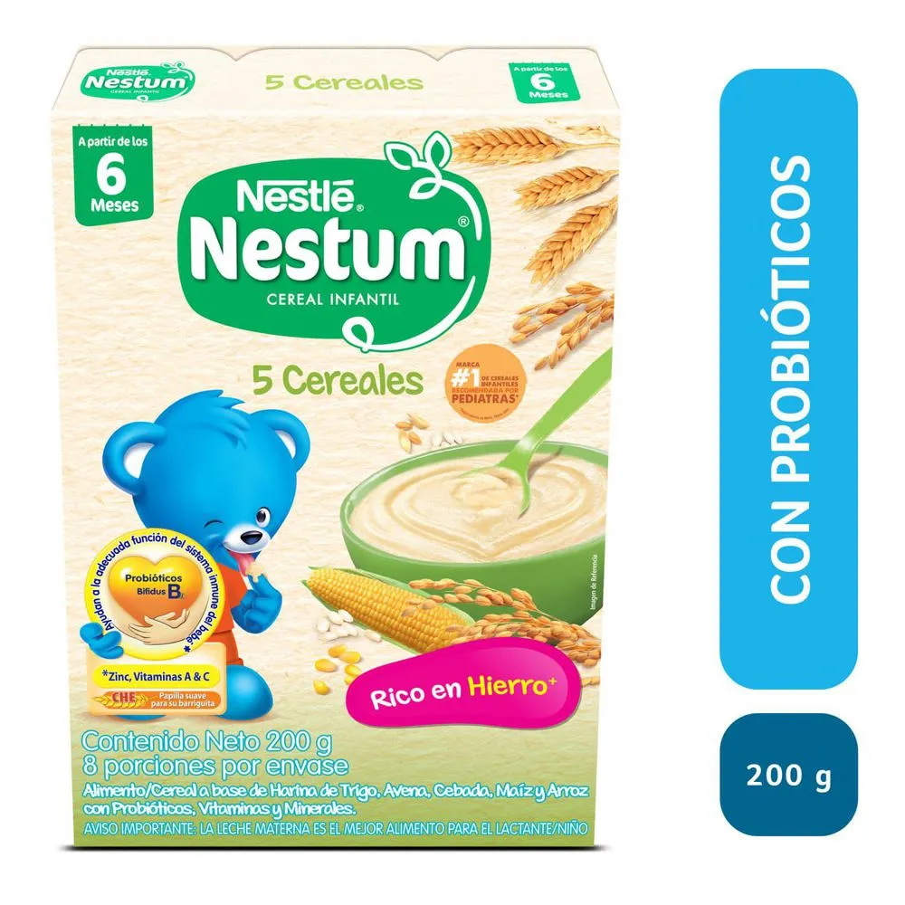 NESTUM TRIGO 5CEREALES 200G NESTLE
