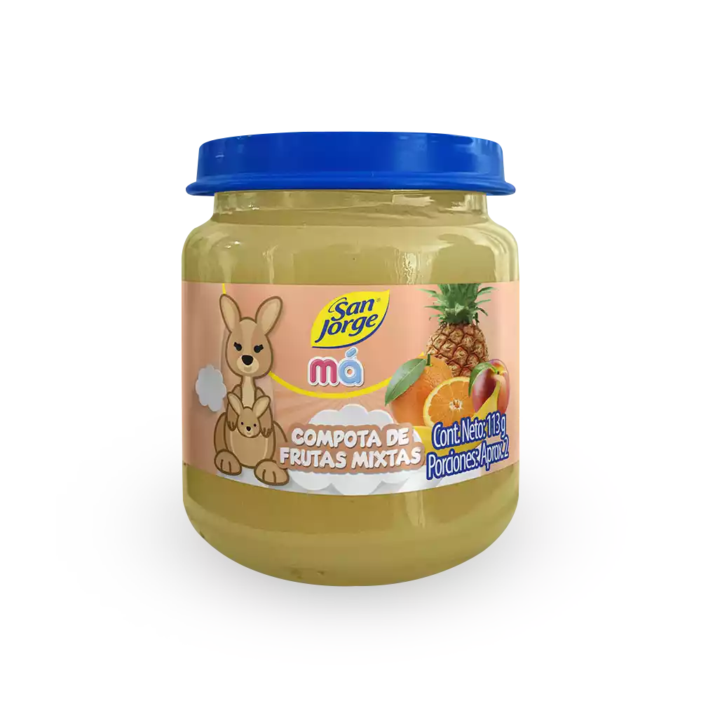 COMPOTA SAN JORGE FRUTAS MIXTAS 113G
