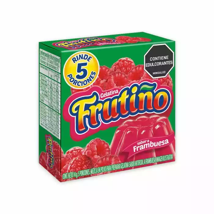 GELATINA FRUTIÑO FRAMBUESA 14G