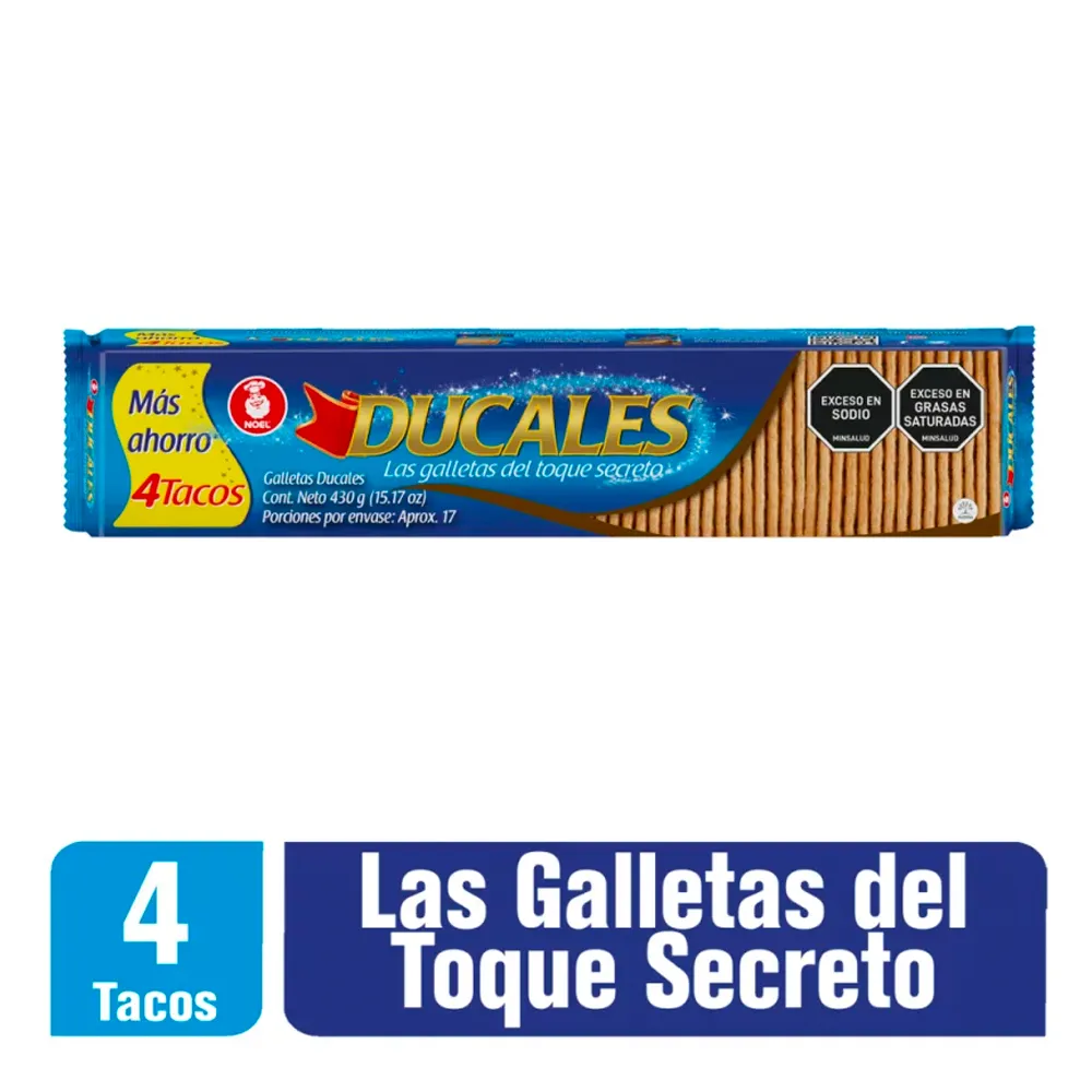 GALLETA DUCALES 4 TACOS