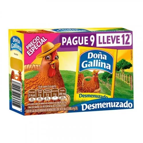 DOÑA GALLINA DESMENUZADO P9 LL 12