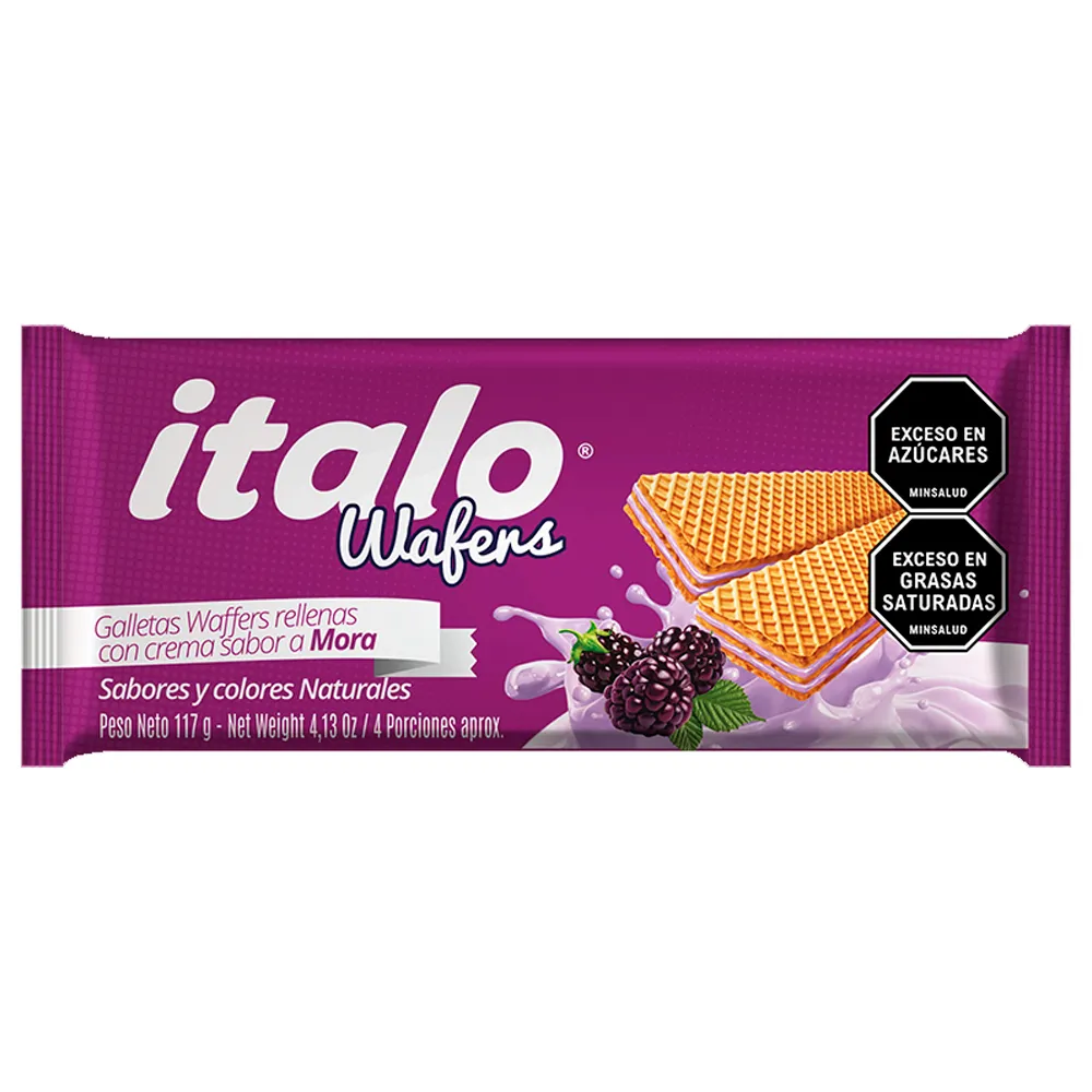 GALLETA ITALO WAFERS MORA