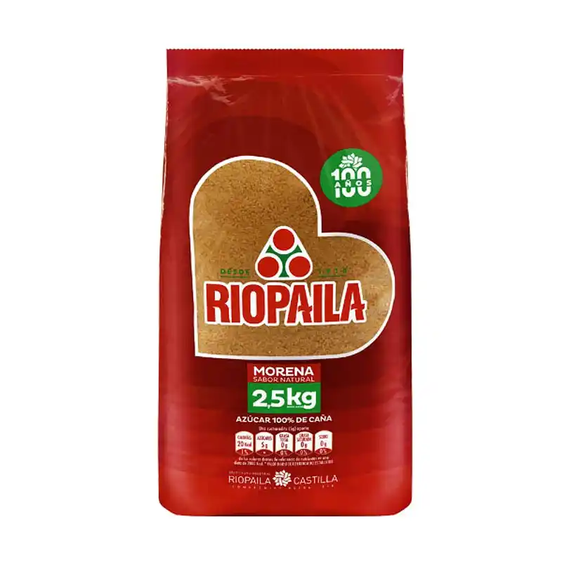 AZUCAR MORENA 2.5G RIOPAILA ROJA