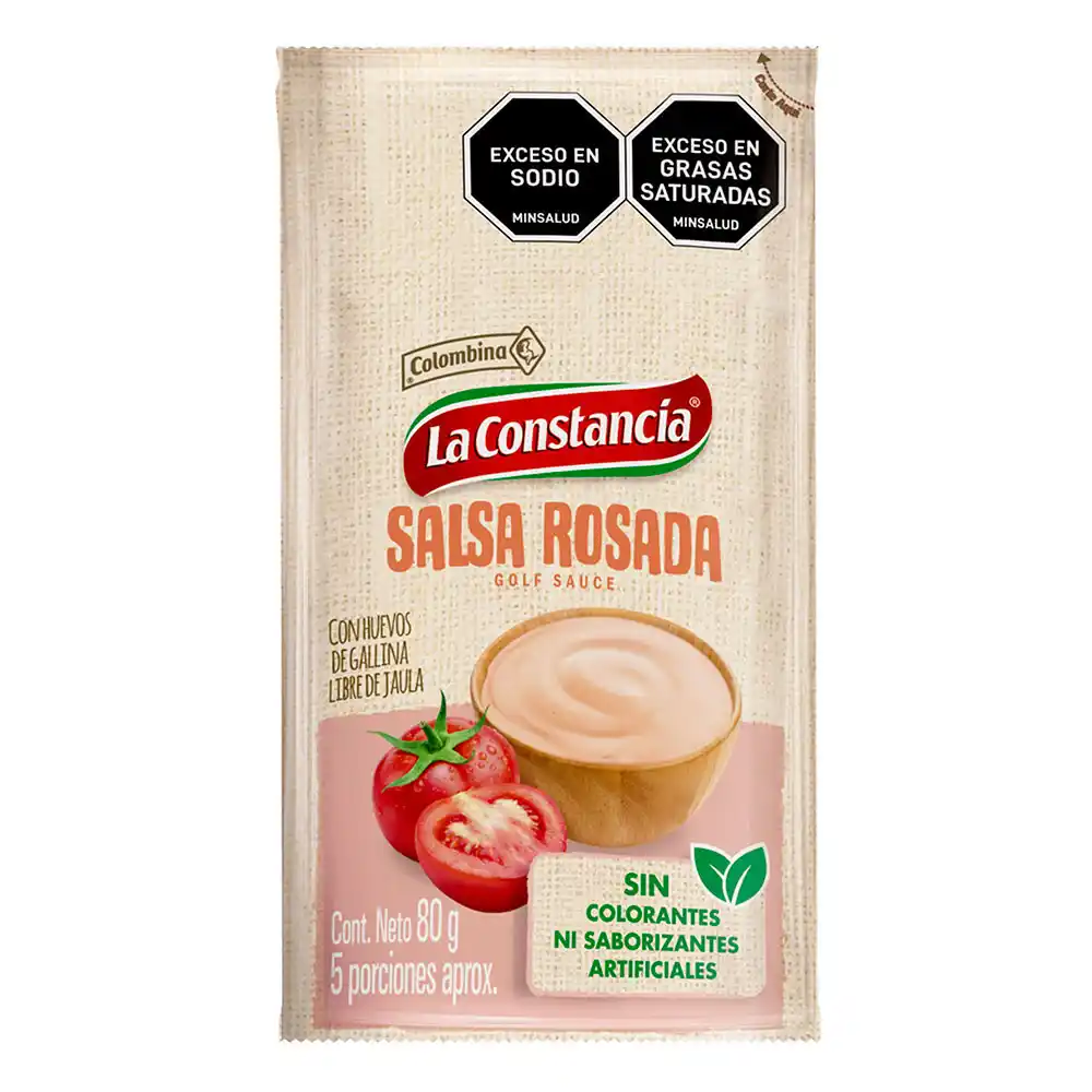 SALSA ROSADA LA CONSTANCIA 80G