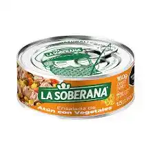 ATUN LA SOBERANA CON ENSALADA VEGETALES