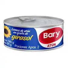 ATÚN LOMITOS EN ACEITE GIRASOL BARY 140G