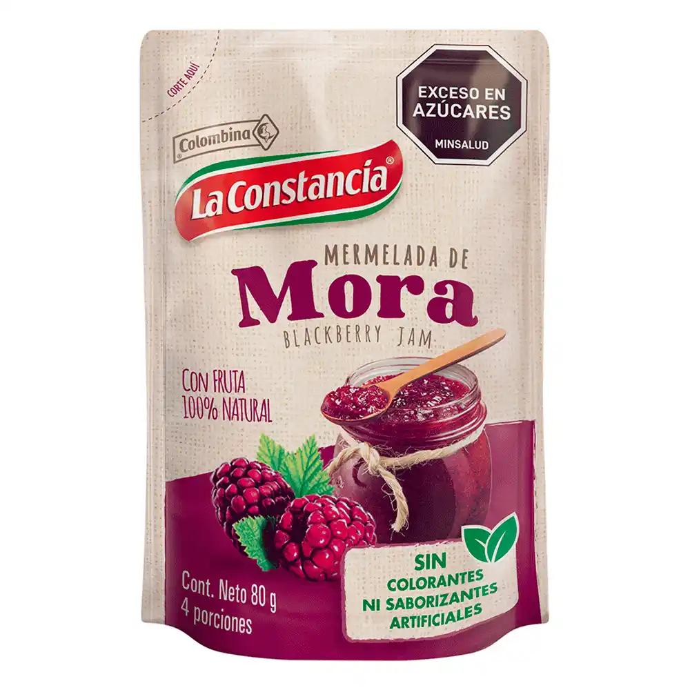 MERMELADA DE MORA LA COSTANCIA 80G