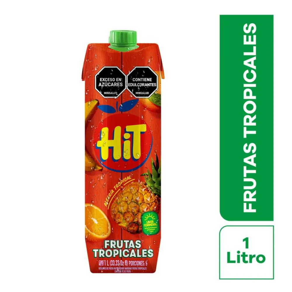 JUGO HIT FRUTAS TROPICALES CAJA 1000ML