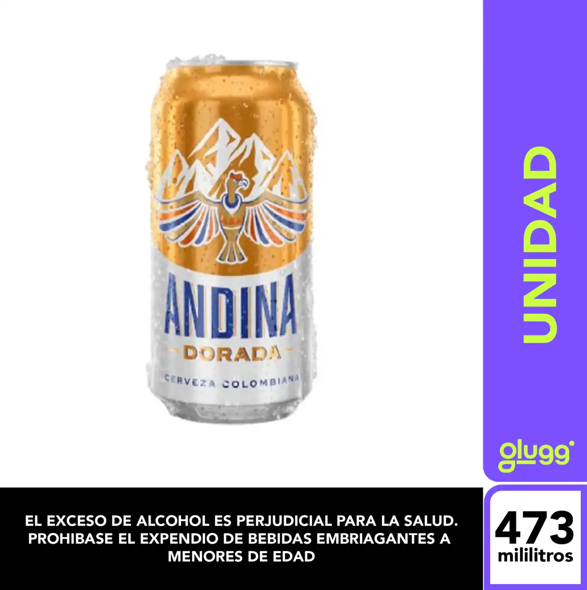 CERVEZA ANDINA DORADA LATA 473ML