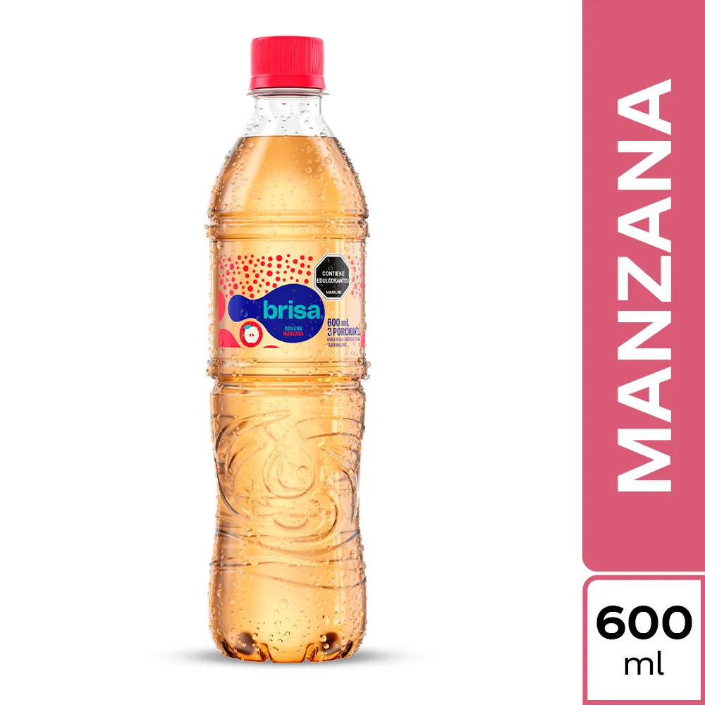 AGUA  BRISA CON GAS MANZANA 600ML