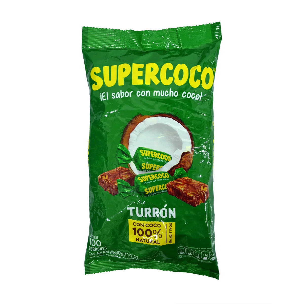 SUPERCOCO TURRON PAQUETE 100
