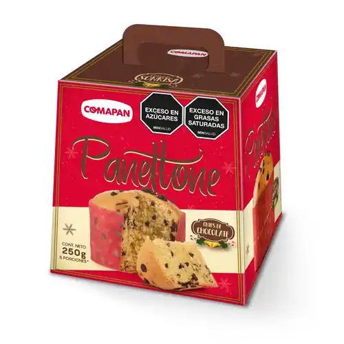MINI PANETTONE COMAPAN  CHIPS DE CHOCOLATE X250G