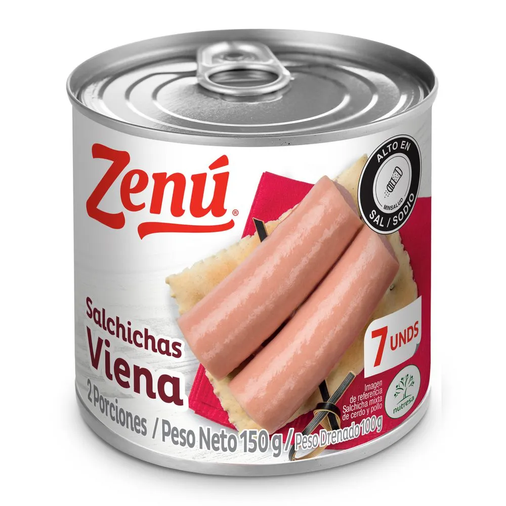 SALCHICHA VIENA ZENÚ 150G