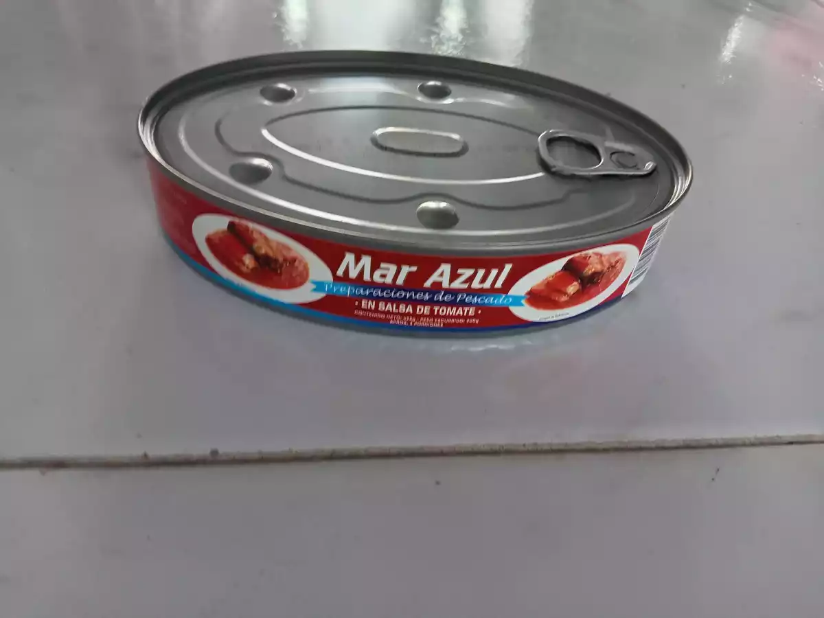 SARDINA SALSA DE TOMATE OVAL MAR AZUL 425G