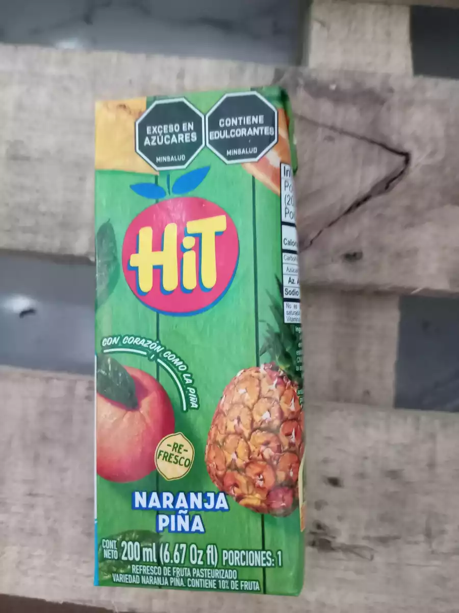 JUGO HIT NARANJA PIÑA CAJA 200ML