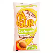 YAGUR MELOCOTÓN BOLSA  X200 GR