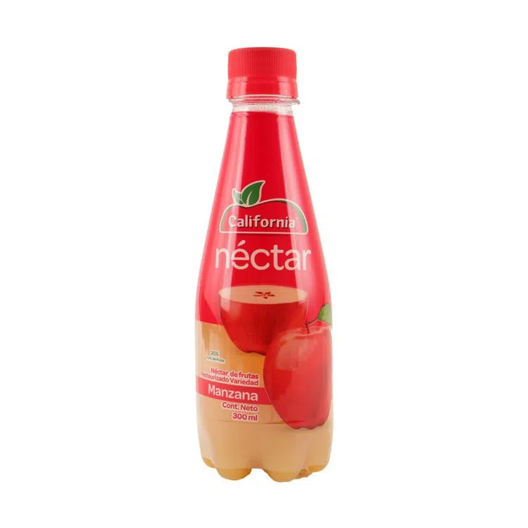 JUGO NECTAR CALIFORNIA MANZANA   X300 ML