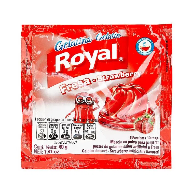 GELATINA ROYAL FRESA SOBRE   X40 G