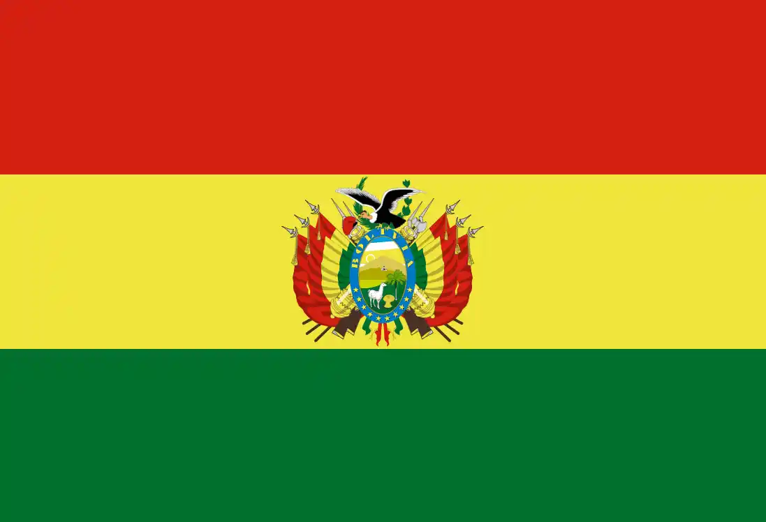 Bandera Bolivia de 0.90 x 1.30 mts