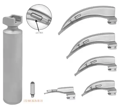 Laringoscopio Macintosh acero inoxidable