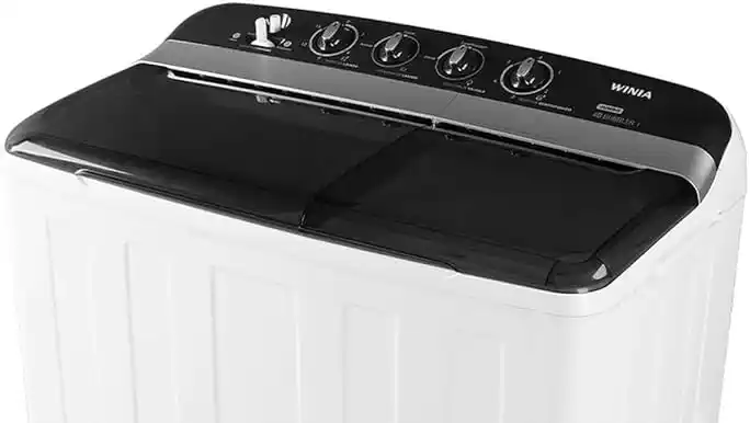 LAVADORA WINIA DWM-K523PBA 26KG BLANCO-NEGRO 2 TINAS