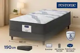 COLCHON CAPRI INDIVIDUAL RESTONIC