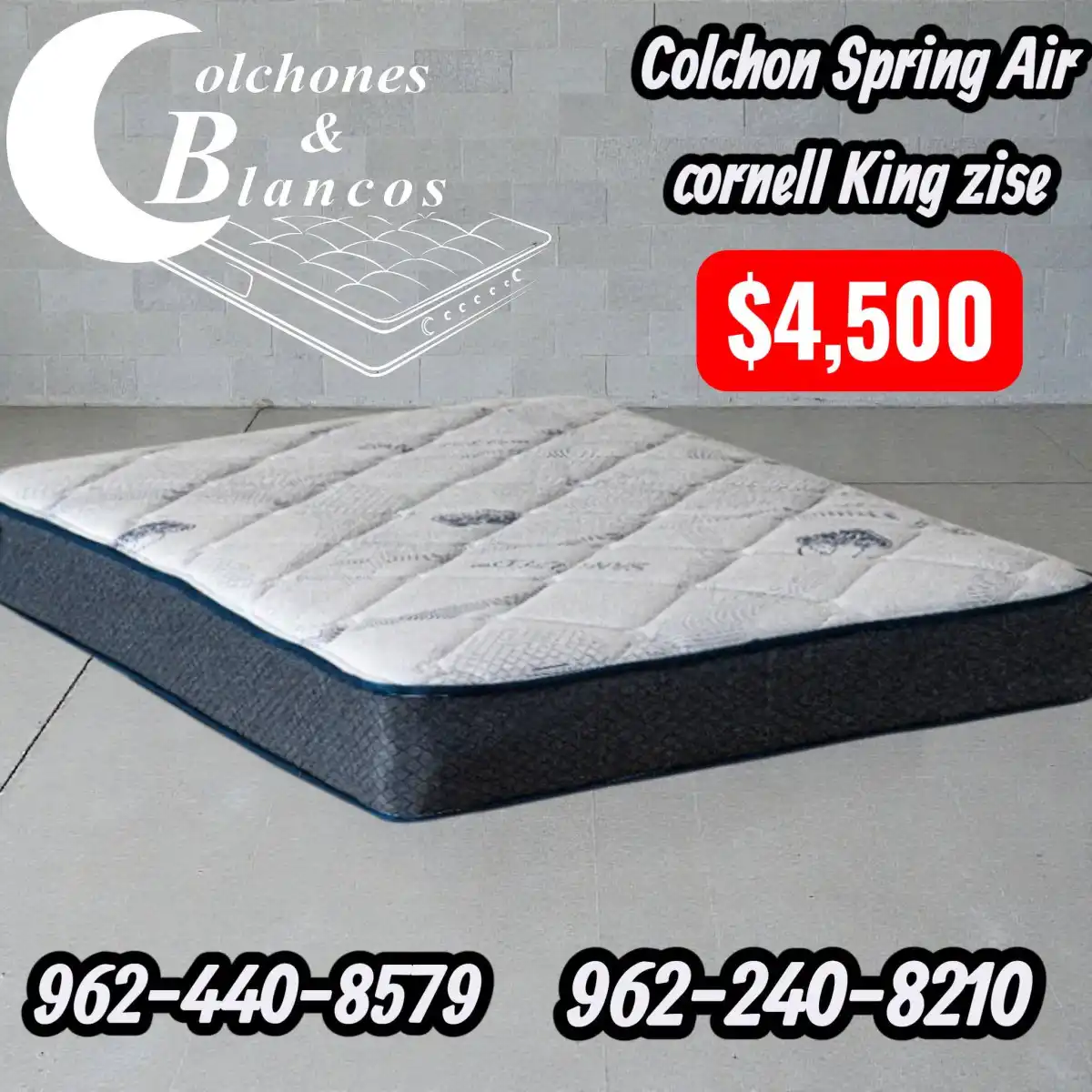 COLCHON SPRING AIR CORNELL KING SIZE