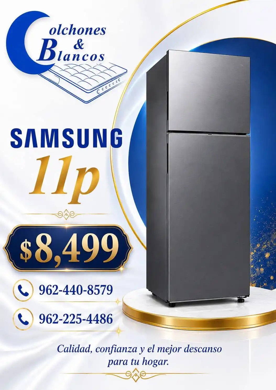 REFRIGERADOR SAMSUNG RT31DG5124S9EM 11" LISO TOP MOUNT ACERO