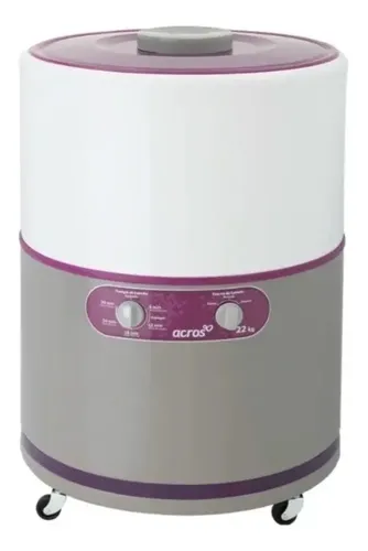 LAVADORA ACROS ALF2253EG 22KG GRIS/MORADO 1 TIN